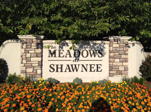 Front entrance of Meadows at Shawnee